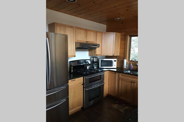 Stainless appliances and gas range